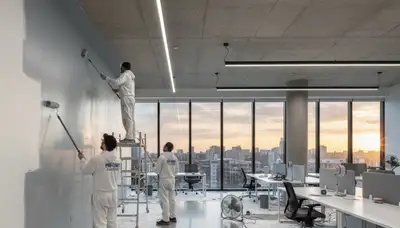 Commercial painting crew serving Brandon, FL with durable coatings for offices and commercial buildings