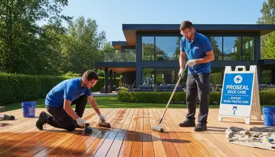 Professional deck sealing in Brandon, FL to protect wood from sun, rain, and humidity