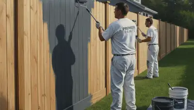 Fence painting service in Brandon, FL for durable wood and vinyl fence protection