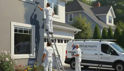 Brandon, FL house painters applying durable exterior paint for Florida heat and humidity