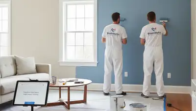 Interior house painting in Brandon, FL for clean, moisture-resistant finish
