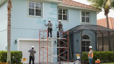 Professional painting team in Brandon, FL providing interior and exterior house painting services